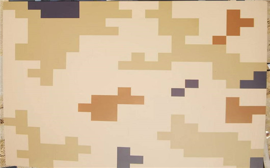 锡林郭勒荒漠迷彩漆喷涂